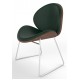 Revive Upholstered Retro Lounge Chair With Cantilever Frame